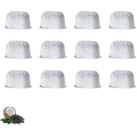 Nispira Replacement Charcoal Water Filter Compatible with Keurig 2.0 Coffee Maker, 12 Packs Cover