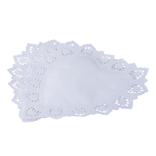 Zenker Herz Tortendeckchen – 10-teiliges Set, FSC-zertifiziertes Papier, Perfekt für Kuchen & Muffins, Made in Germany