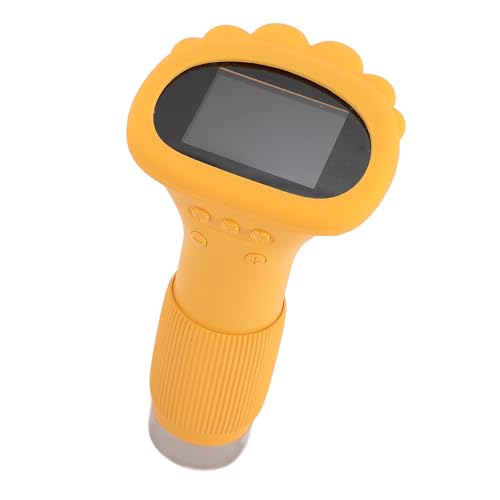 TIKATARER Mikroskop dla Dzieci, Mikroskop dla Dzieci 1000x 2,0 -calowy IPS Ekranowy dla z 8 światłami LED Portable Digital Microscope dla Dorosłych (YELLOW)