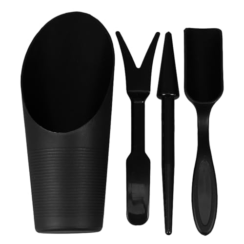 WRITWAA Garden Transplanting Tool Set with Succulent Dibber, Compact Dark