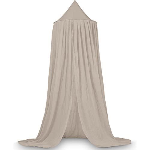 Deryan Canopy - Canopy para habitación Infantil de 245 cm, en 5 Colores, Dosel para niñas, niños y bebés, Cortinas de Cama con Dosel, mosquitera Doble, Cama Doble, Cama de bebé, Canopy