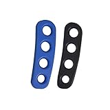 Basketball Shooting Trainer Aid,5.3 inch Length Silicone Shot Lock Hand Palm Orthotics,Ball Finger Shooting Trainer Training Equipment Aids for Youth and Adult (Blue/Black,2pcs)