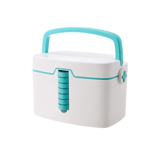 Cassetta dei medicinali Scatola per domestici per Organizzatore multifunzionale per cassetta di pronto soccorso plastica