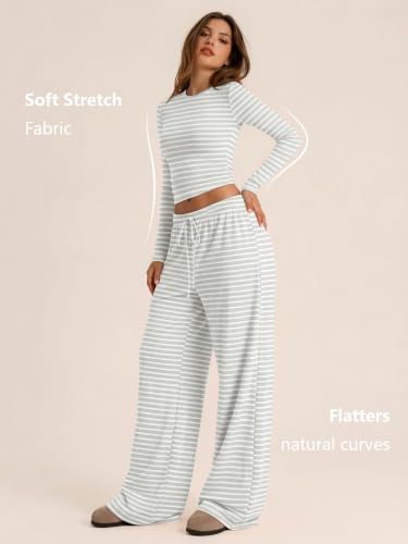 Image of Trendy Queen Women's 2 Piece 2026 Fall Fashion Lounge Set with Pockets