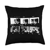 TV Times Beatles Lennon McCartney Photo Strip Throw Pillow