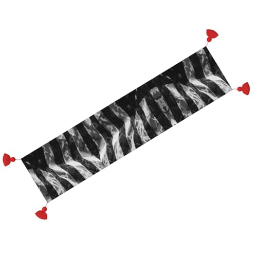 Chemin de table drapeau américain camouflage en lin taille unique - 3
