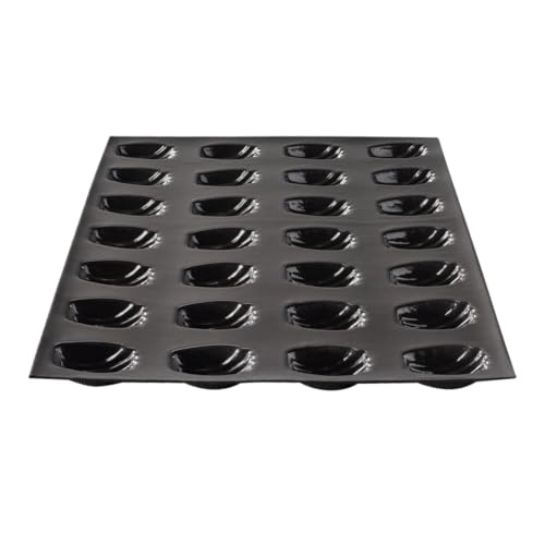 Flexipan Molde 28 Mini Madeleines Home - Accesorio de silicona para repostería, pastel, galletas - cocción perfecta, desmoldeo fácil, formato tapadado, rectangular horno - Receta tradicional