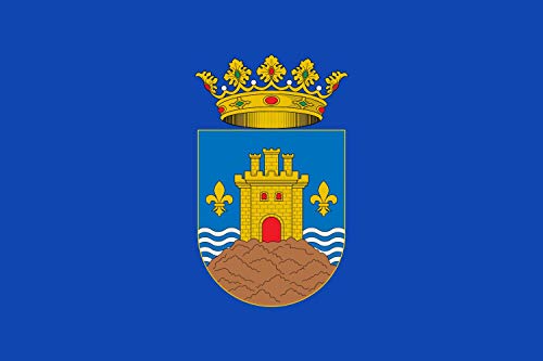 Drapeau Peníscola Valencian grand format pour mât et décoration intérieure - 2