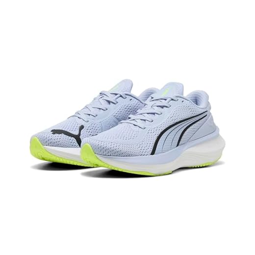 PUMA SCEND Pro 2, Zapatillas para Correr de Carretera Unisex Adulto, Cool Weather-Yellow Alert, 42.5 EU