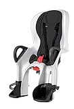  OK Baby - Supporto posteriore per bicicletta, 10 + sul telaio, nero/bianco
