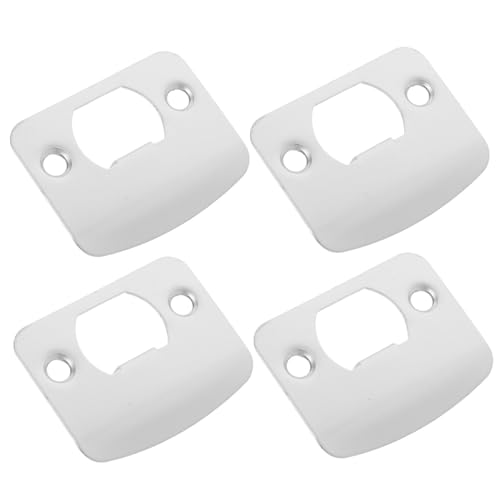 SWOOMEY 4 Piezas Cerradura Inoxidable para Interiores Robusto Refuerzo de Seguridad Instalación Compatible con Cerraduras de Habitación