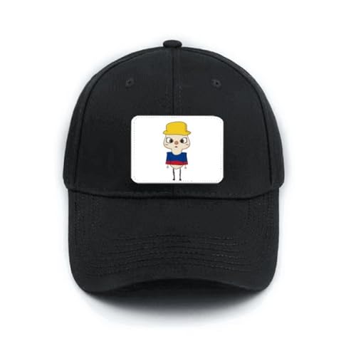 Casquette de baseball noire style colombien avec fermeture réglable