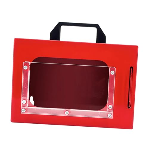 Kit de consignation rouge portable de 22 cm avec étiquetage sécurité