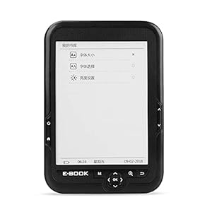 Adium Portable E-Book Reader 6 inch Multifunctional E-Reader 16GB Memory Compact Size Buitl-in Lithium Battery Long Endurance Time