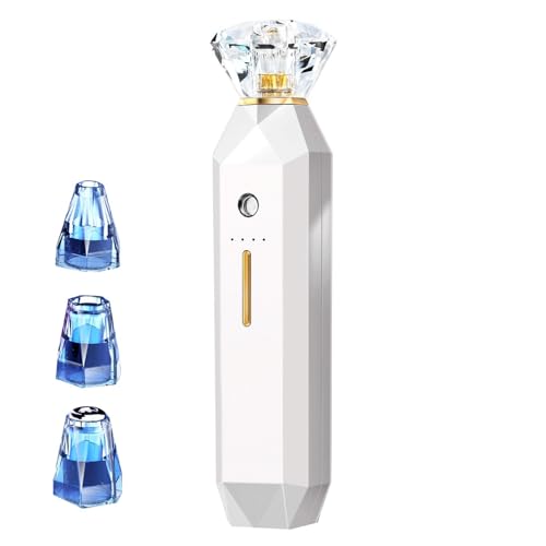 Whiteheads Remover Aspiradora, herramienta de succión de poros, limpiador recargable, potencia de 4 niveles, 3 sondas, limpieza profunda para la cara, ideal para mujeres y hombres, rutina de cuidado