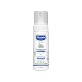 Mustela Shampoo delicato in mousse (150ml) - Detergente delicato per adatto a bambini e tutta la famiglia - Favorisce l'eliminazione della crosta lattea senza bruciare gli occhi