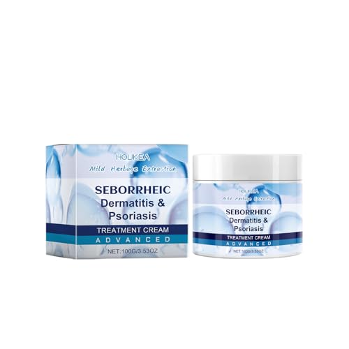 Houkea Seborrheic Dermatitis Cream - Soothes Itch & Flakes Natural Relief for Scalp Psoriasis and Dandruff Fast Absorbing