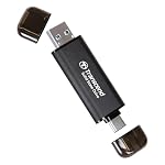 Transcend – Transcend ESD310 256GB Dual USB-C/A External SSD 1050MB/s Ul