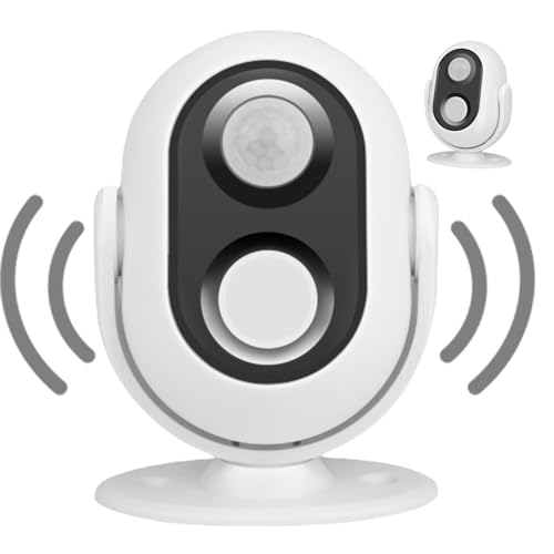 WYNOTT Carrilhão de sensor de porta, carrilhão de porta com sensor de movimento | Leitor de som de b