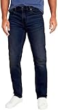 English Laundry Denim Co. Men's Harrow Straight Fit 5 Pocket Jean (US, Waist Inseam, 32, 34, Regular, Regular, Dark Blue)