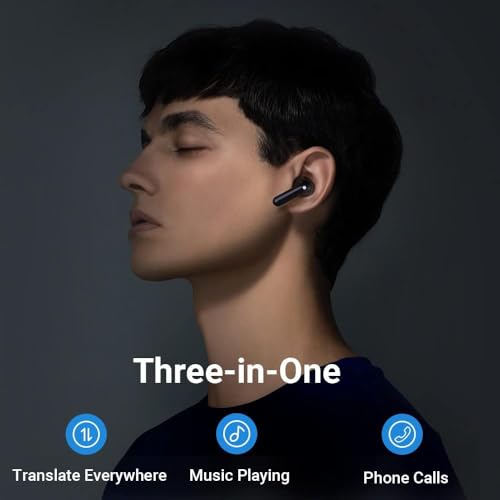 Image of Timekettle M3 3-in-1 Language Translator Earbuds, Real-Time Translation in 43 Languages and 96 Accents, Offline Translator, No Subscription, Two-Way Voice Translator for Travel and Business