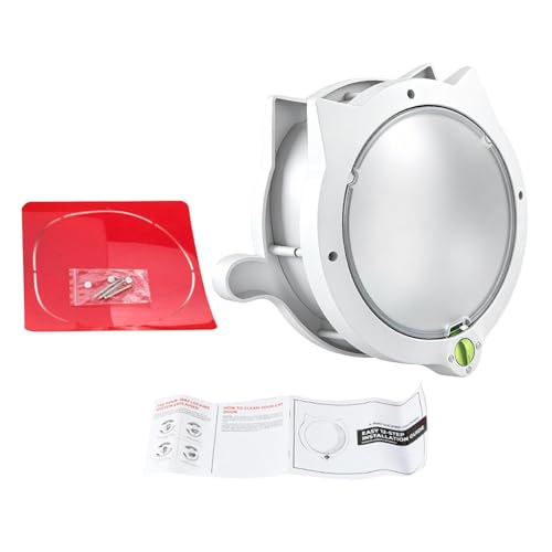 Trappe à chat d'intérieur 31x26 cm avec réglage multi-modes pour cloison - 2