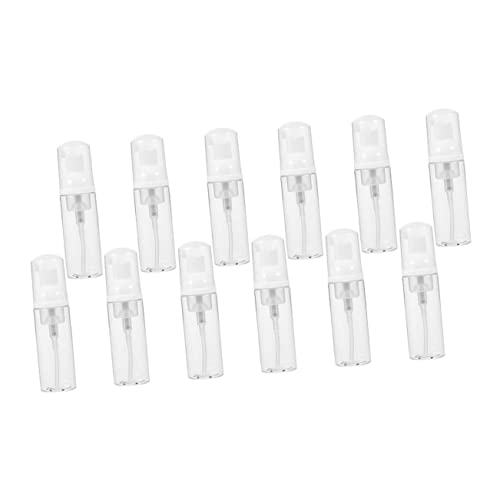 PATKAW 12 Piezas Botella De Burbujas Botella De Burbujas Dispensador De Jabón Automático Contenedores De Artículos De Tocador De Viaje Pasta Rociar Hundir El Plastico Transparent