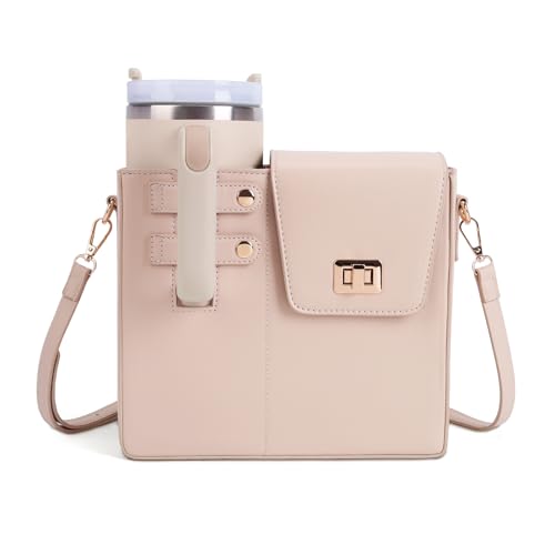 Image of Stanley Purse Cup Holder Bag- Outdoor Portable Crossbody Bag for Stanley Cup Tumbler Purse