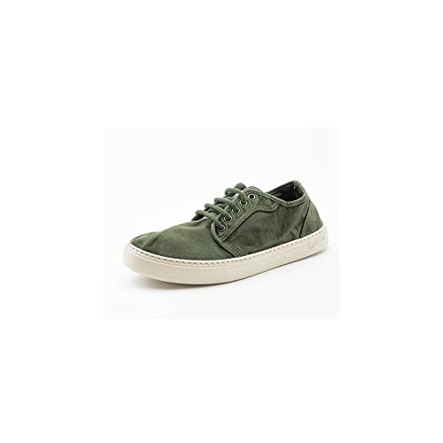 Chaussures écoresponsables Natural World légères en toile de coton marron - 4