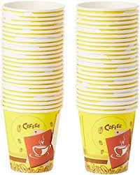 Paper Cup Glass for Tea Coffee Size 150 ml (Pack of 50 Glass) : Amazon ...