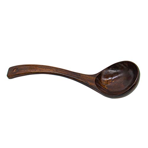 Auear MC14318_GROUP1 Wooden Ladle Spoon Porridge Spoon Large Wooden Bamboo Soup Spoon Kitchen Soup Scoop thumb #5