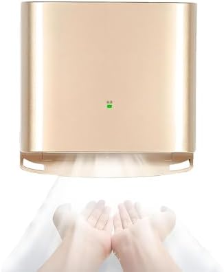 High-Speed Electric Hand Dryer - Wall-Mounted, Contactless, Constant Temperature, ABS Housing for Bathroom & Kitchen - Silver Finish, Energy Efficient, Fast Drying