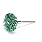 Scotch-Brite(TM) Radial Bristle Disc, 35000 rpm, 1 Diameter, 50 Grit, Green (Pack of 24)