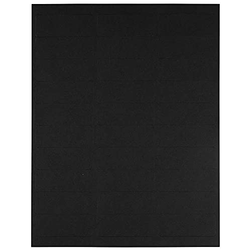 Jam Paper Return Address Labels - Standard Mailing - 1 X 2 5/8 - Black - 120 Shipping Labels/Pack #TOP5
