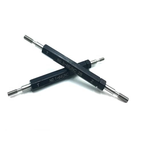 Thread Plug gage Unified Ends Flat Thread Gauge gauges UNC UNF 1-72 2-56 2-64 4-40 4-48 6-40 8-36 10-32 12-28 Flat end Unified Fine Thread gage(8-36 UNF 2B 1PCS)4