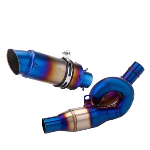 Für Kawasaki Für Ninja Z750 Z800 Auspuffanlage Aus Edelstahl 51Mm 2 Zoll Komplettset Passend Für 2013 2014 2015 2016