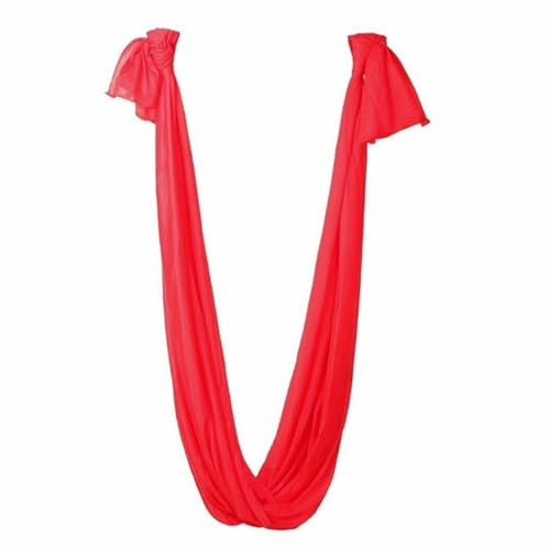Tela de seda, duradera, multifuncional, elástica, accesorio de entrenamiento, Hamaca de yoga aérea, yoga, pilates, herramienta de inversión para principiantes y profesionales,Ningún paño aéreo de la h