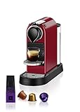 Lieferumfang: Krups Nespresso New CitiZ Kaffeekapselmaschine, Welcome Pack mit 14 Kapseln, Bedienungsanleitung