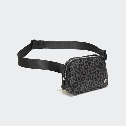 Image of Pander Everywhere Belt Bag for Women, Fashion Waist Packs, Crossbody Bags with Adjustable Strap (Grey Leopard)