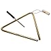 Meinl Percussion TRI20B 8-Inch Solid Brass Triangle with Metal Beater
