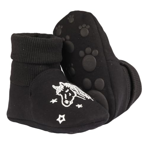 Newborn Infant Baby Cotton Booties Non-Slip Sole for Toddler Boys Girls Winter Warm Stay On Socks Shoes Unisex First Walkers Ankle Crib Slippers Shoes 3-6,6-12,12-18 Months2