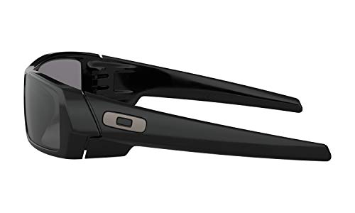 Oakley Gascan Sunglasses 03-471 Polished Black with Grey Lens 60mm4