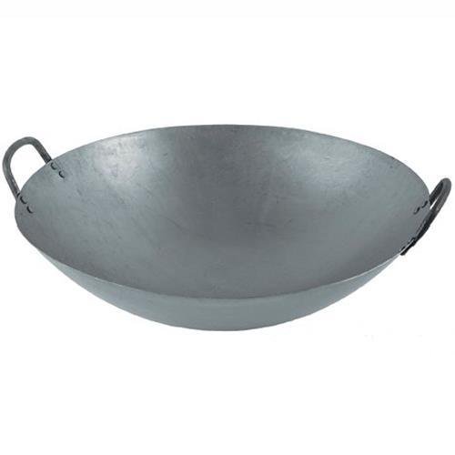 Wok 16 pulgadas de acero martillado miniatura 1