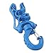 Scuba Diving Clip, 304 Stainless Steel & PP, 360° Rotating Buckle for BCD Hose Holder, Dual Hose Securer for Regulators and Dive Gear, Blue（Blue）