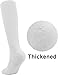 BomKinta Pilates Socks with Grips for Women Yoga Grippy Slouch Scrunch Sock Slipper Socks for Barre Workout Hospital Gifts Size 5-11 3 Pairs All White