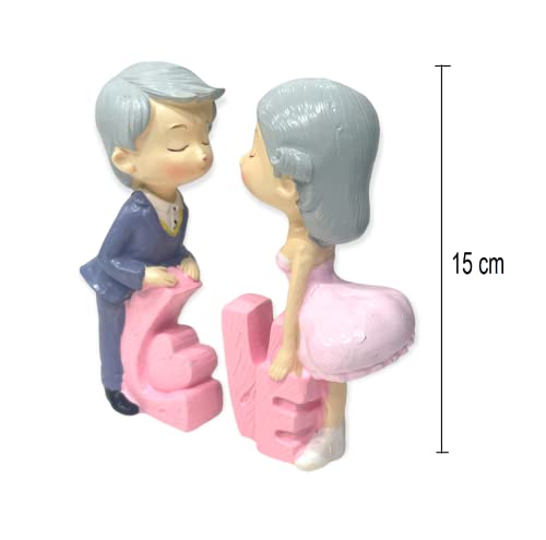 Image of AUGEN Polyresin Love Idol Statue Showpiece for Home Decor Decoration and Gifting (7532-C11, 15cm)
