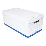 Office Depot® Brand Medium Quick Set Up Corrugated Storage Boxes, Letter Size, 24' x 12' x 10', 60%...