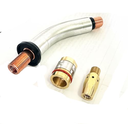 MIG Welding Gun Tube Swan-Neck Conductor w/Diffuser For Miller M25 Millermatic