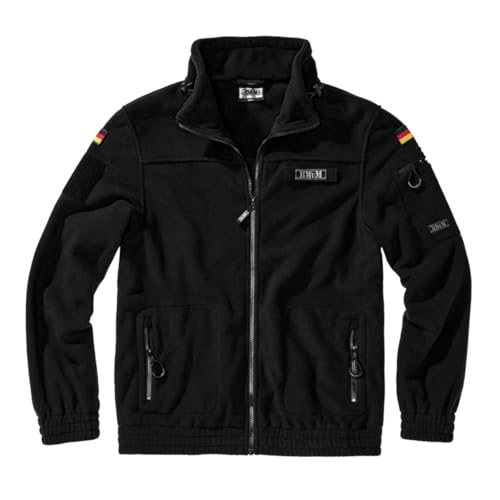 Chaqueta de forro polar BWuM tactica negra talla L regular para entretiempo