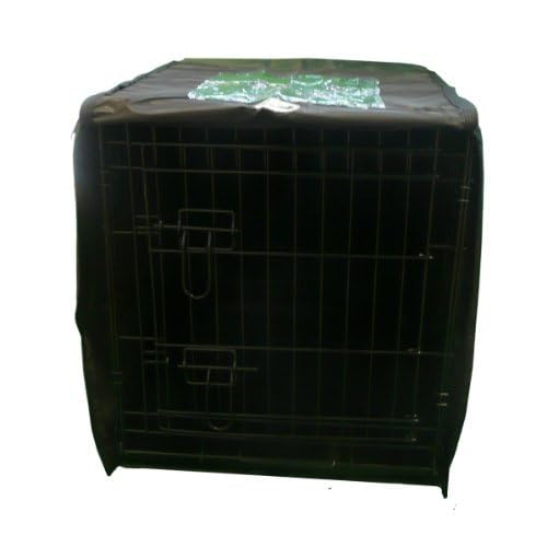 Ellie-Bo Copertura impermeabile per gabbia per cani XXL, 122 cm, colore: Nero